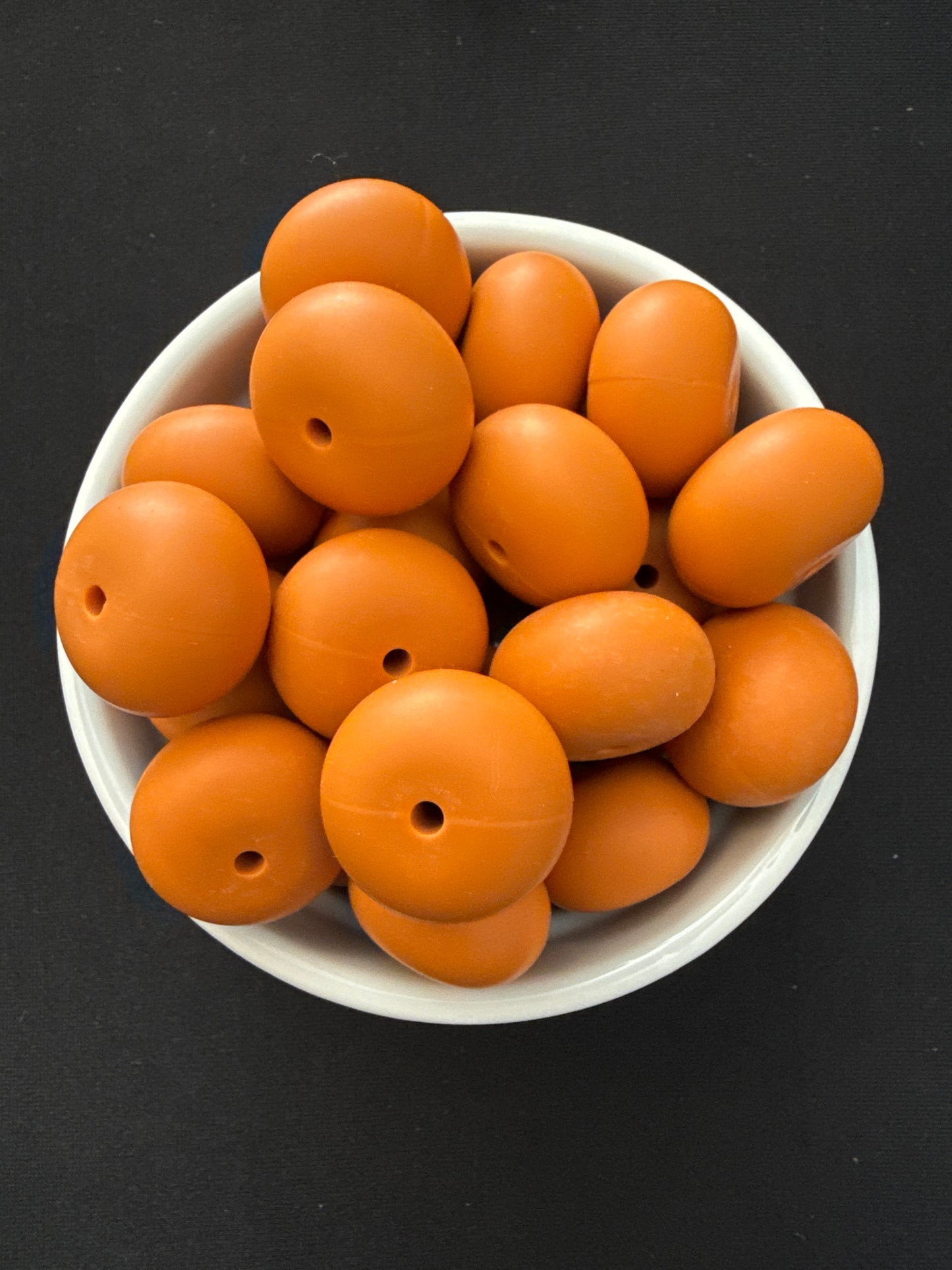 22mm Abacus Solid Color Beads - Sweet Potato 73