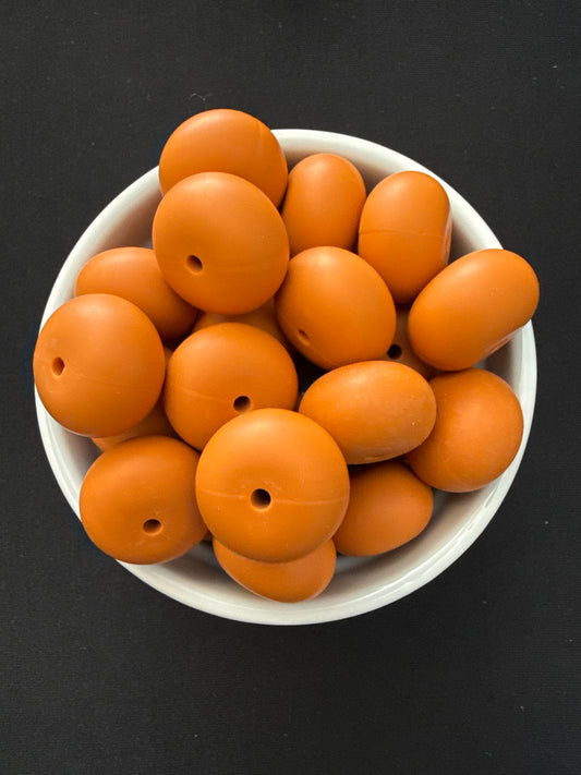 22mm Abacus Solid Color Beads - Sweet Potato 73
