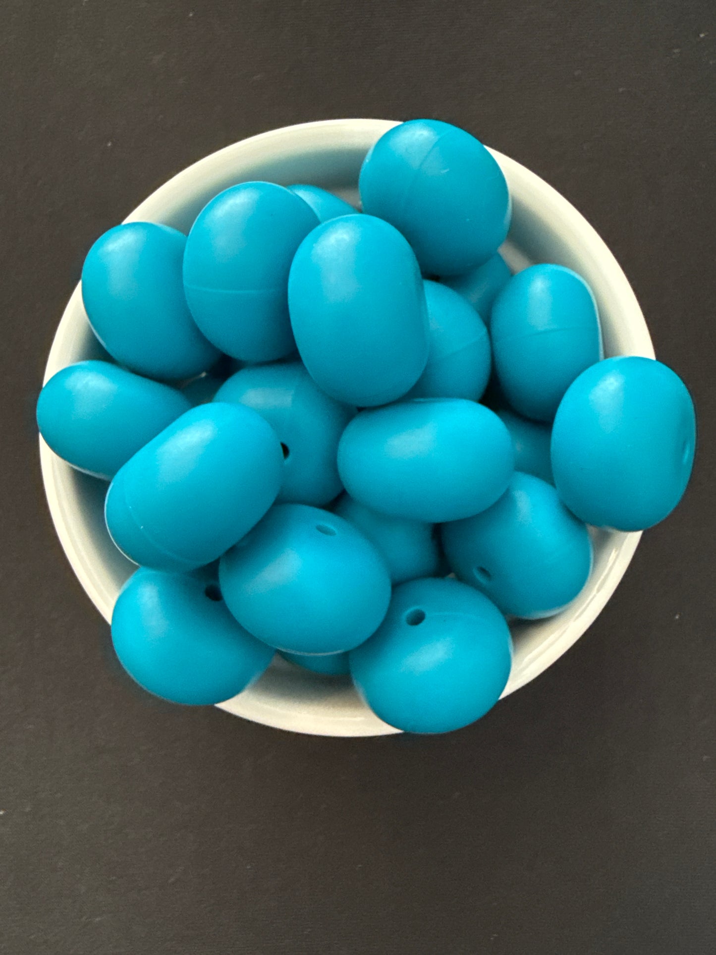 22mm Abacus Solid Color Beads - Tropical Blue 34