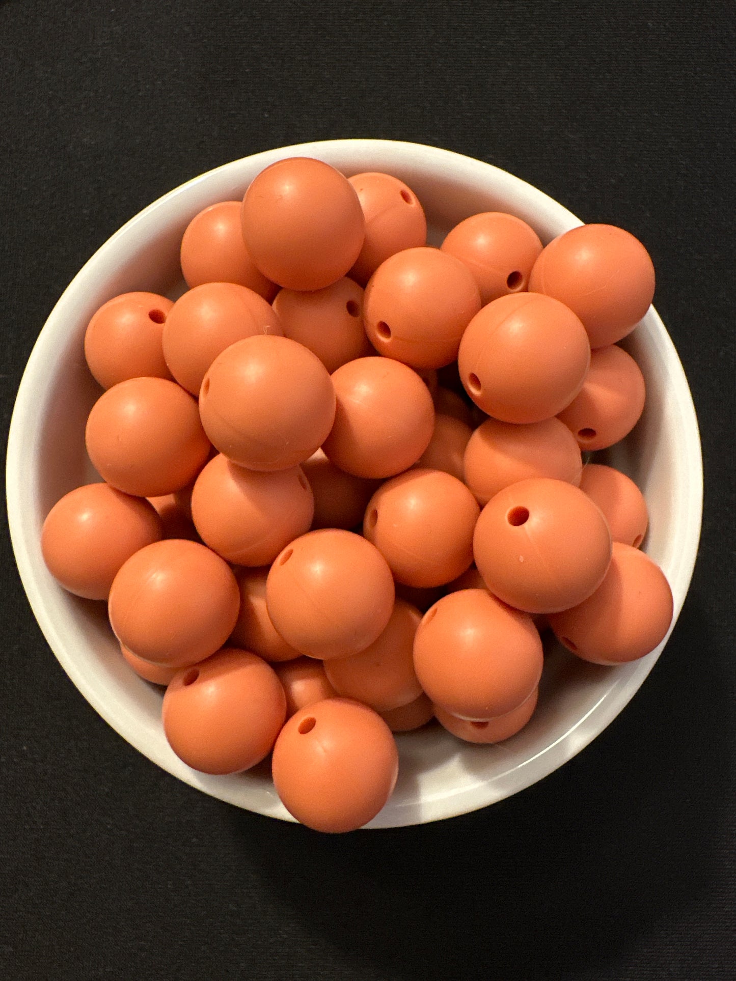 Solid Color Beads - Brandied Melon