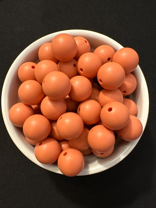 Solid Color Beads - Brandied Melon