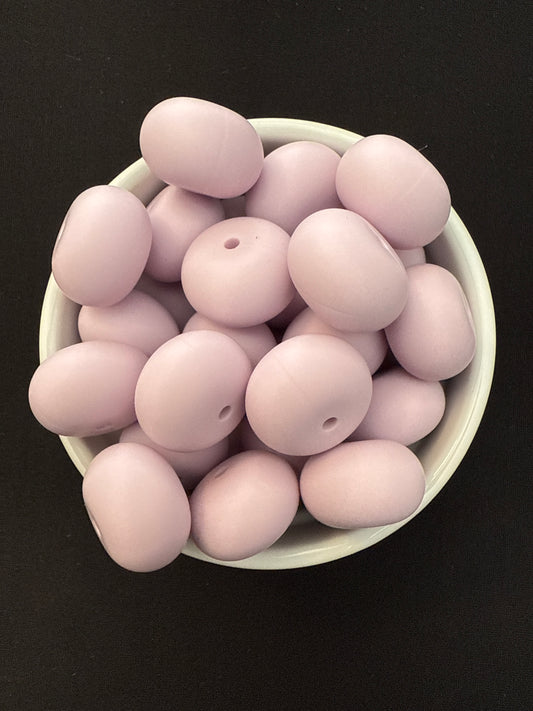 22mm Abacus Solid Color Beads - Light Orchid 136