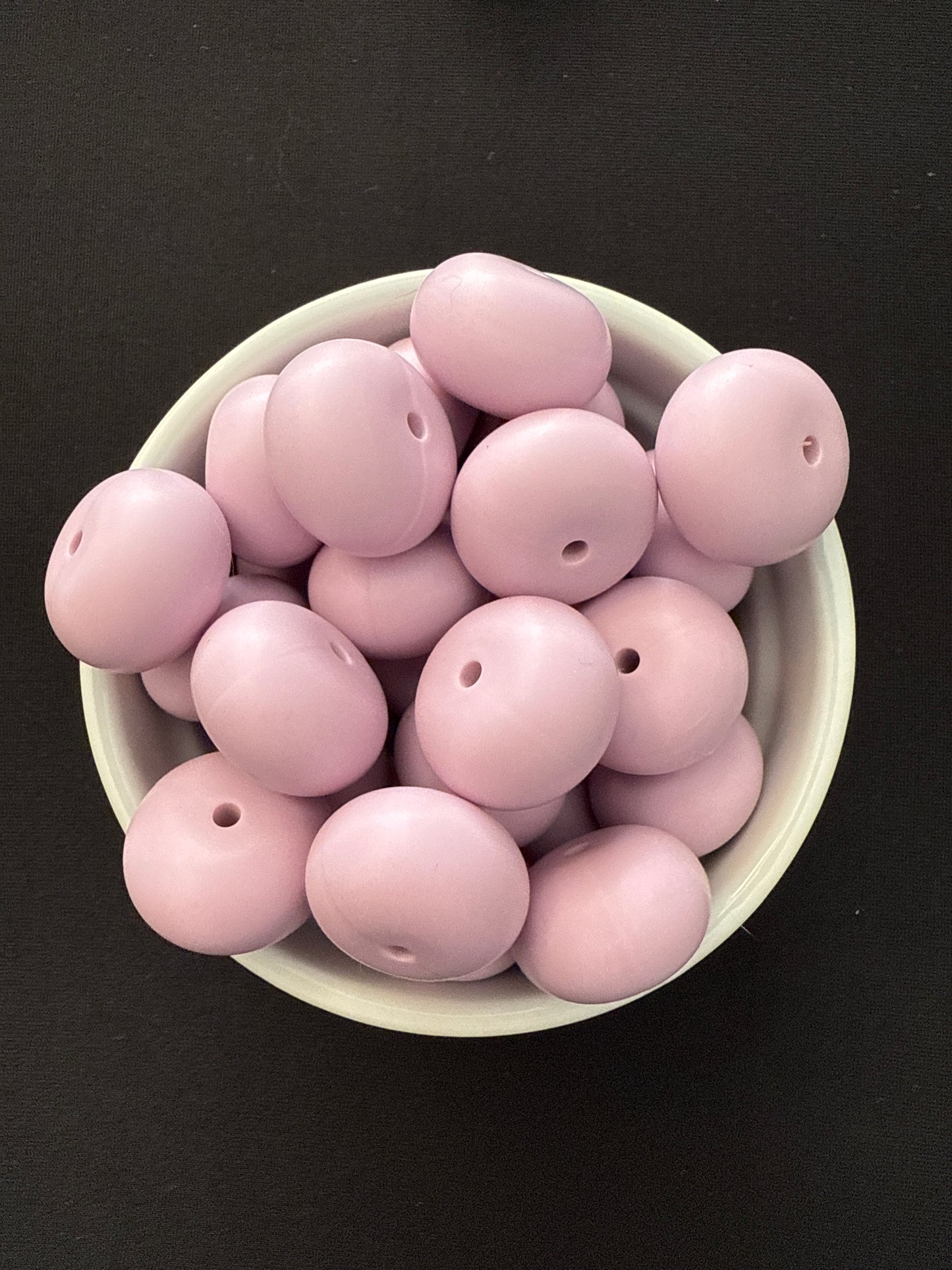 22mm Abacus Solid Color Beads - Lilac 57