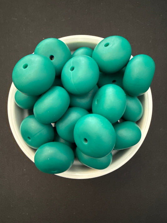 22mm Abacus Solid Color Beads - Tropical Seas 127