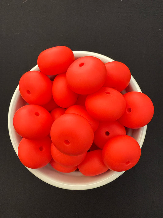 22mm Abacus Solid Color Beads - Sunset 131