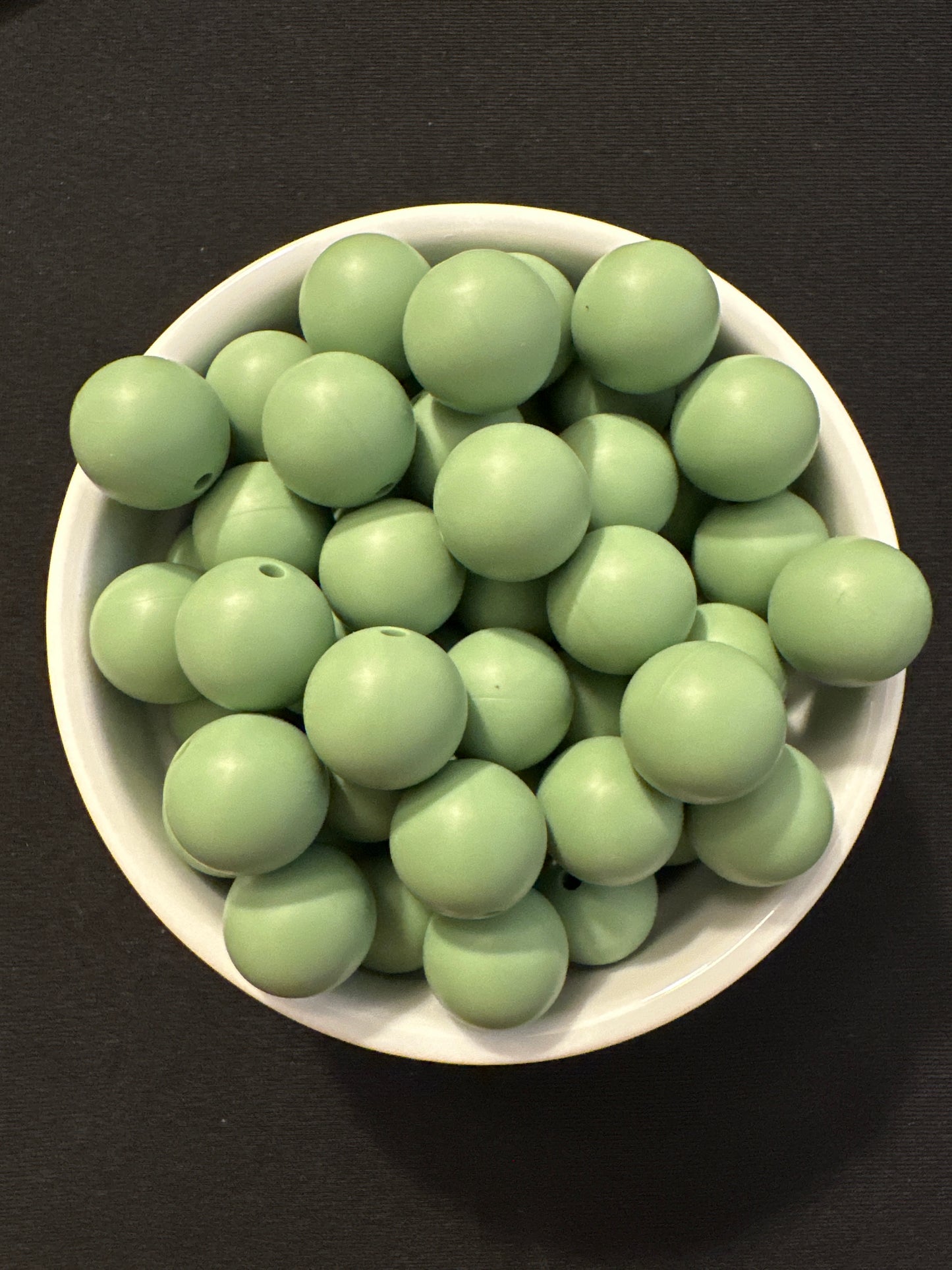 Solid Color Beads -  Seaweed