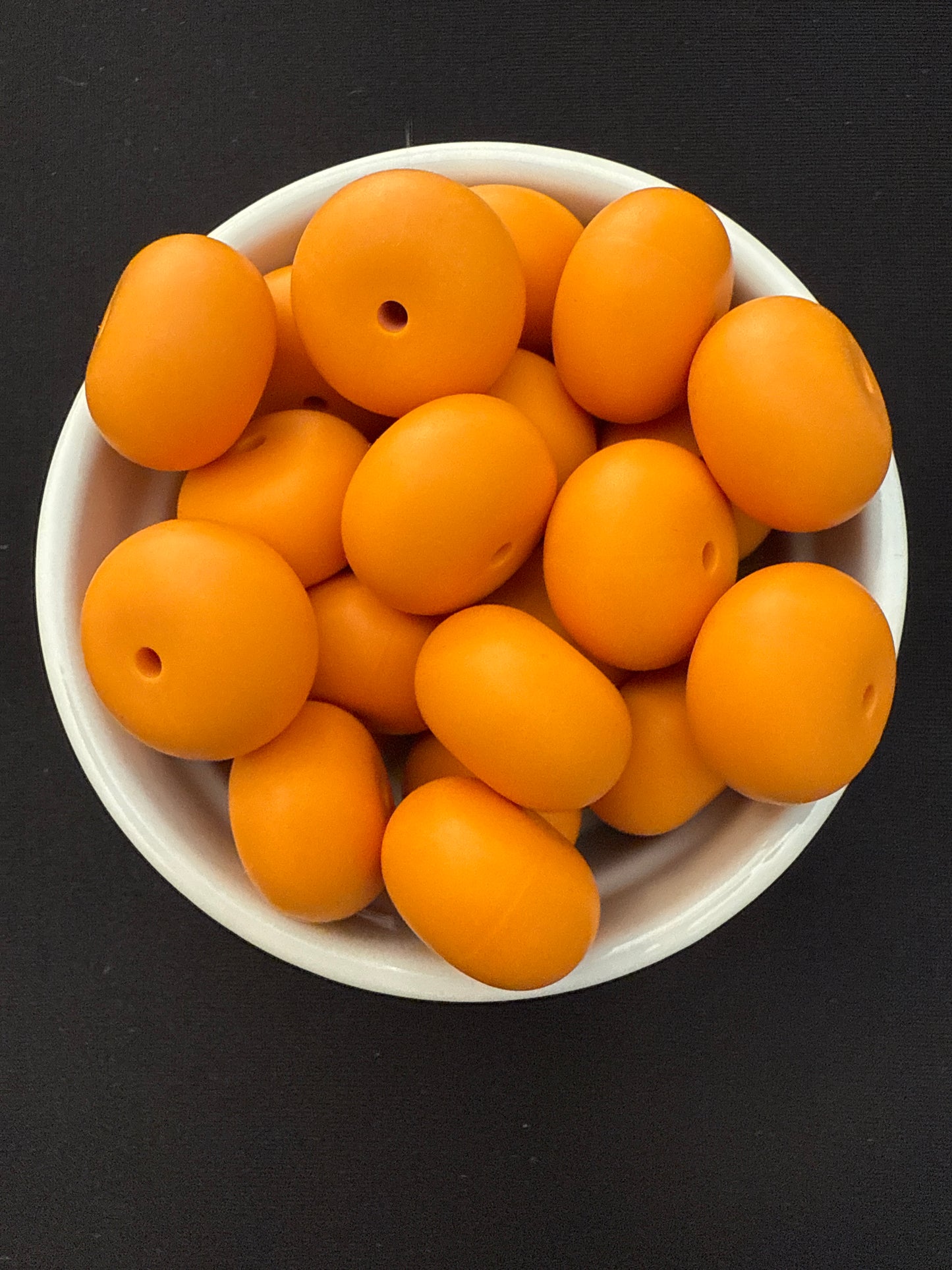22mm Abacus Solid Color Beads - Pumpkin Spice 97