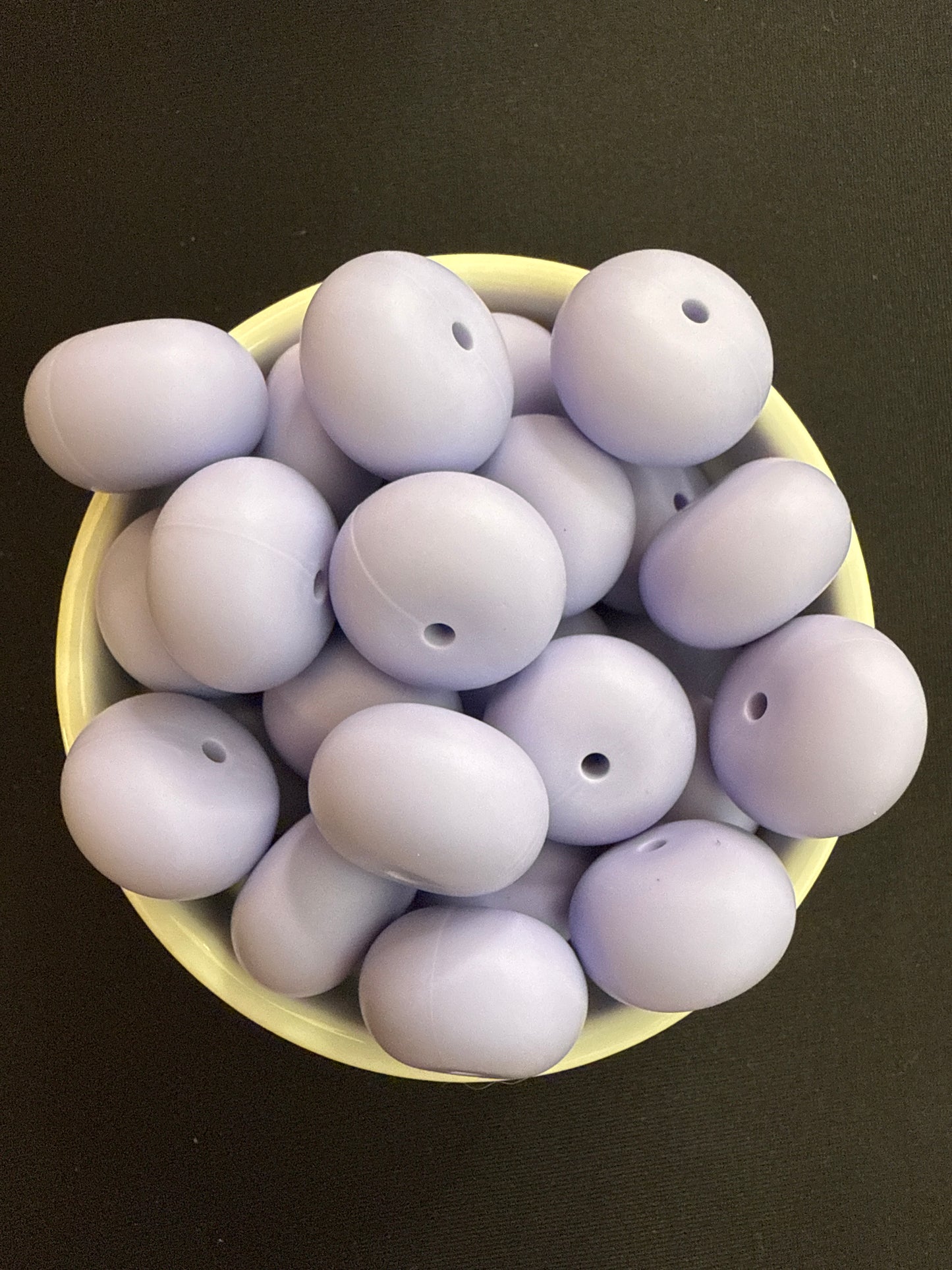 22mm Abacus Solid Color Beads - Periwinkle 106
