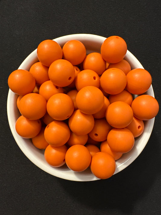 Solid Color Beads - Rust