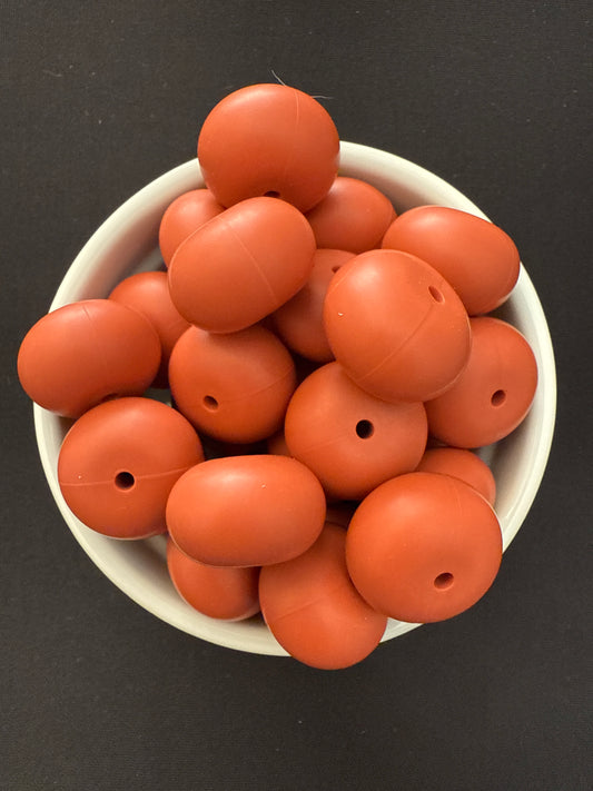 22mm Abacus Solid Color Beads - Terracotta 81