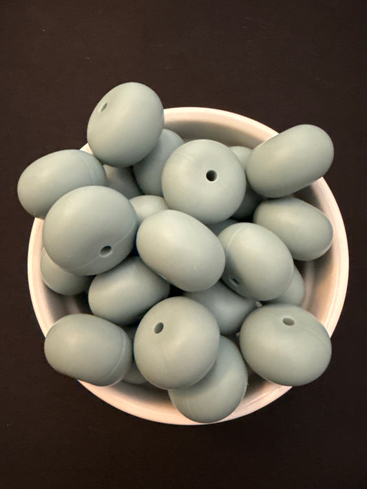 22mm Abacus Solid Color Beads - Night Owl 103