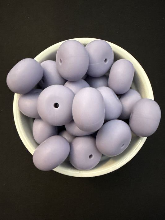 22mm Abacus Solid Color Beads - Heather 42