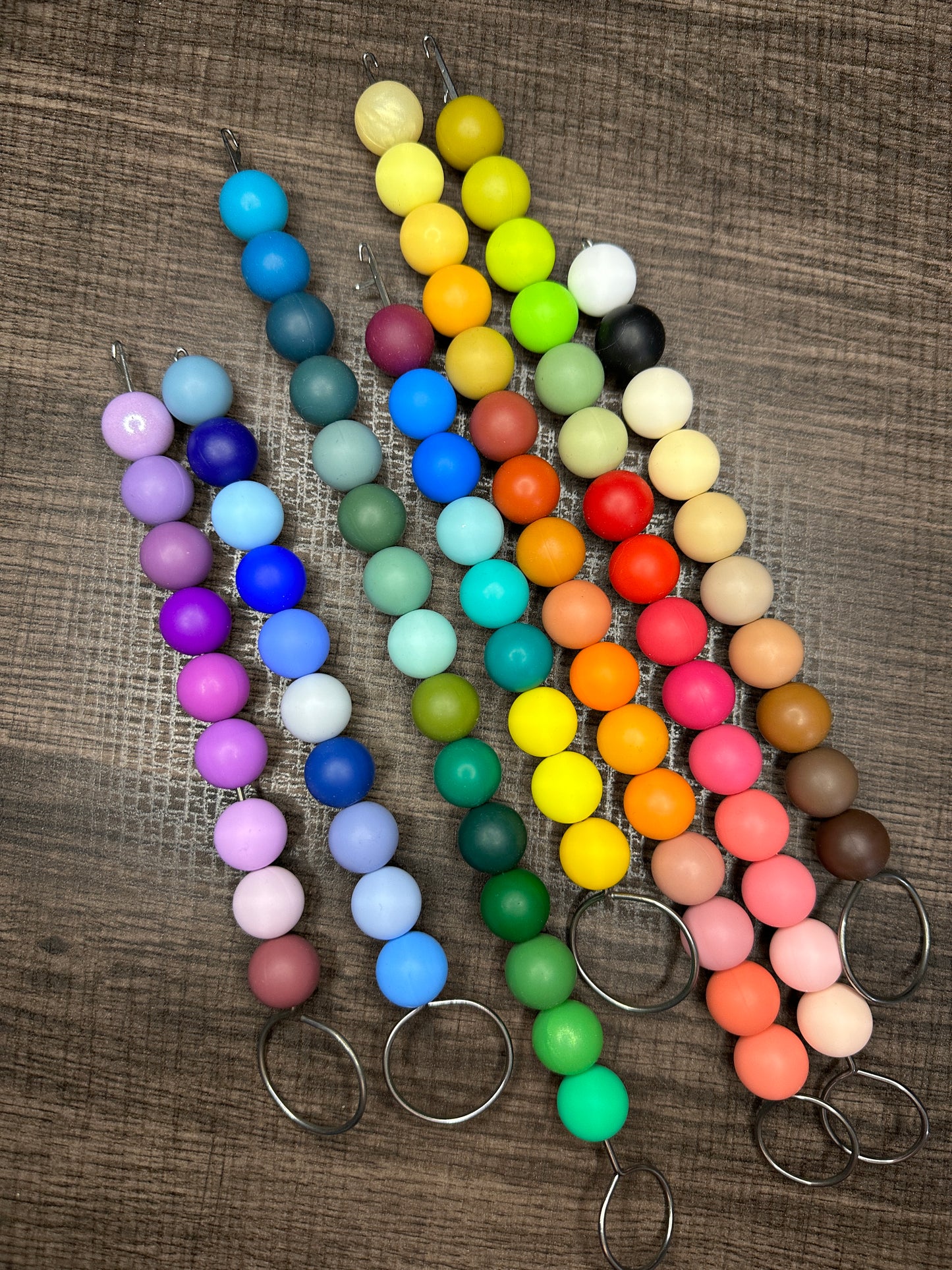 ** Custom or premade wristlet keyring