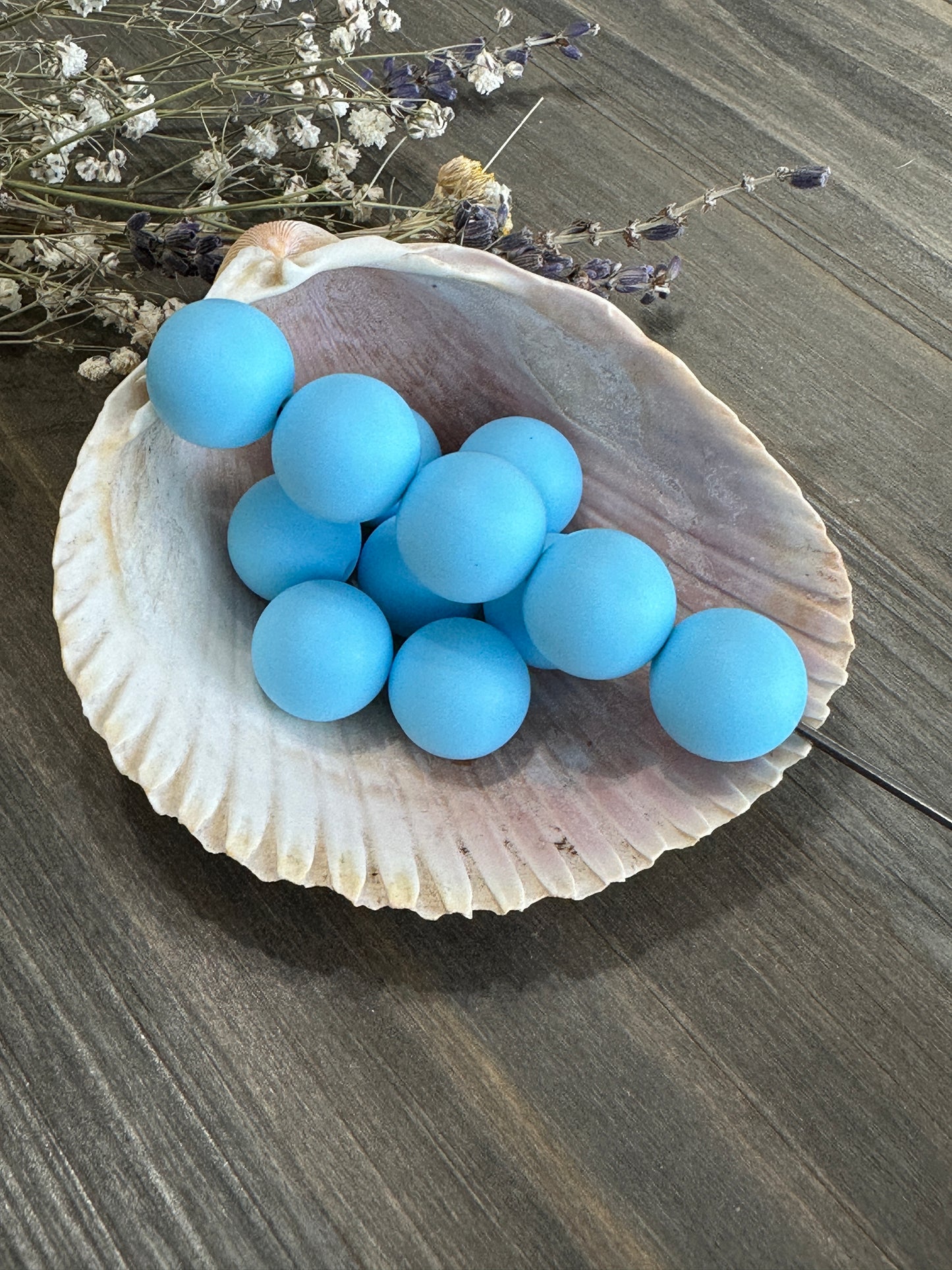 Solid Color Beads - It’s a Boy Blue #16