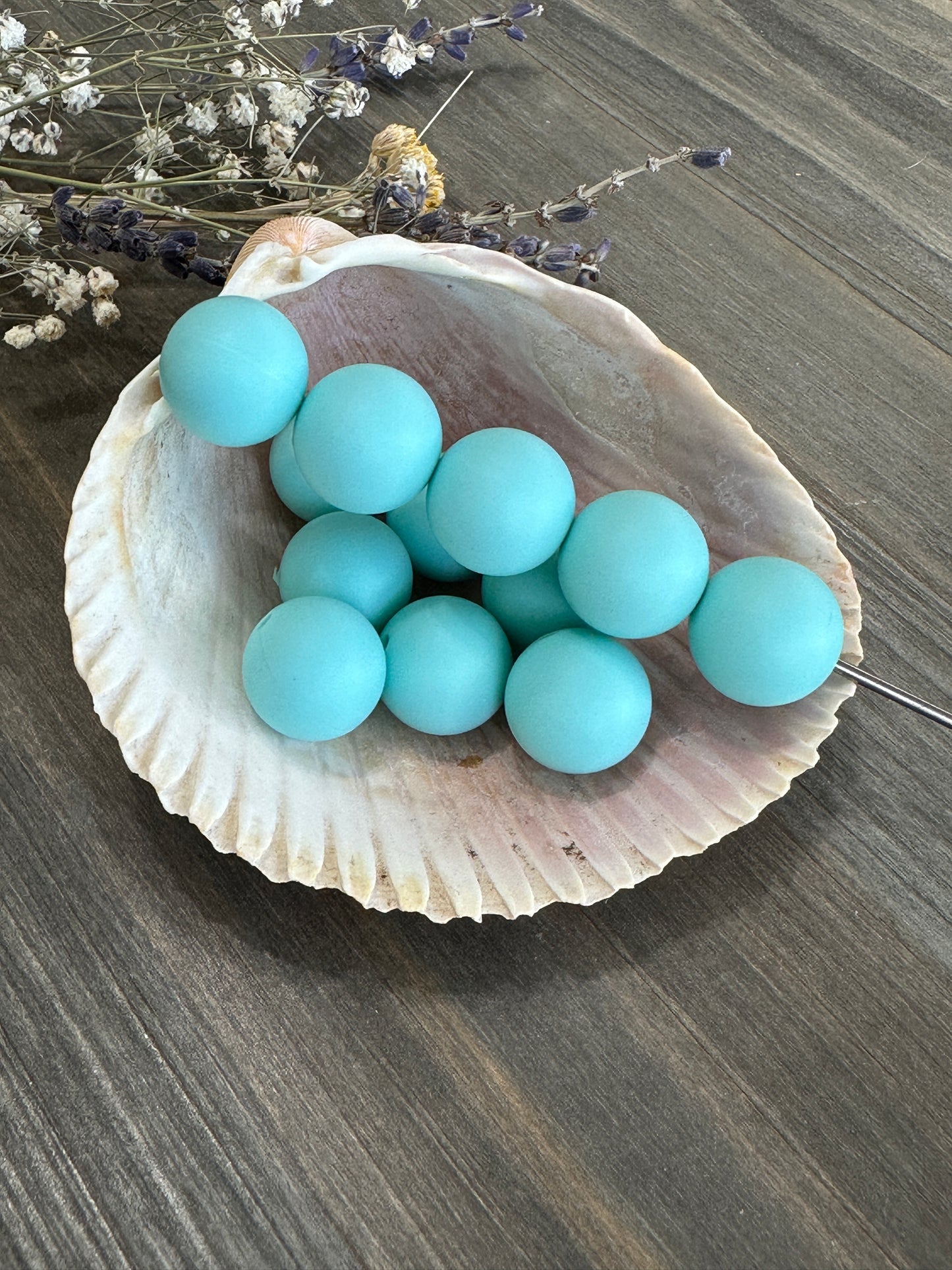 Solid Color Beads - Mystic Sea #46