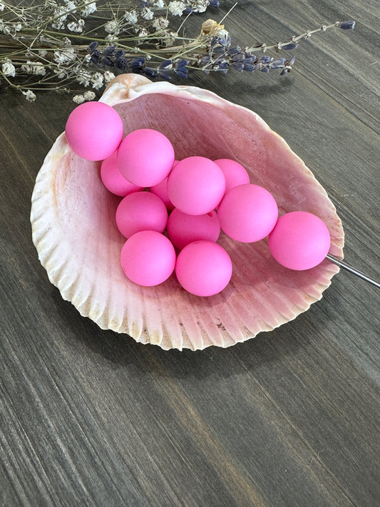 Solid Color Beads - Pink Elephant #89