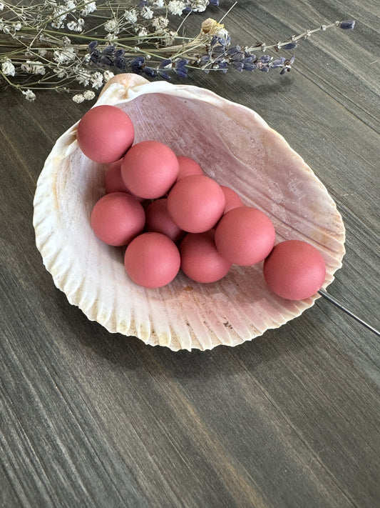 Solid Color Beads - Red Clay #94