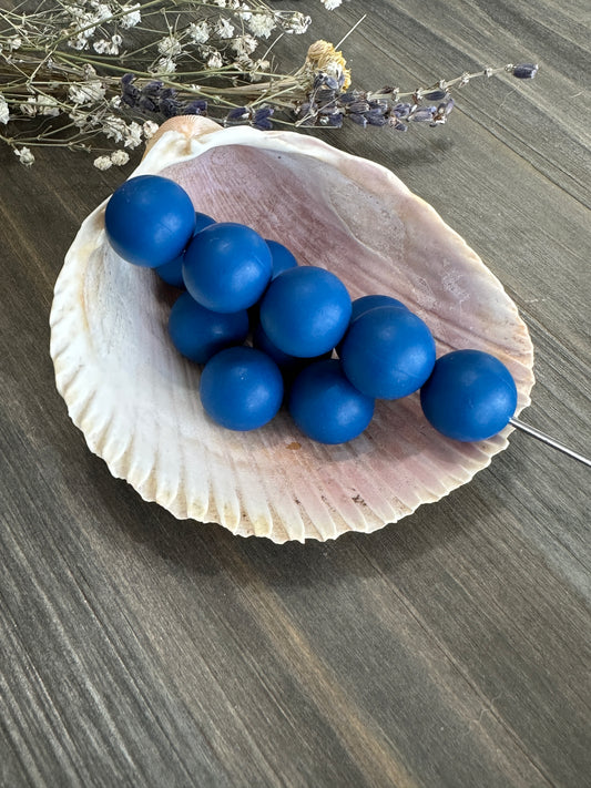 Solid Color Beads - Blue Indigo #95