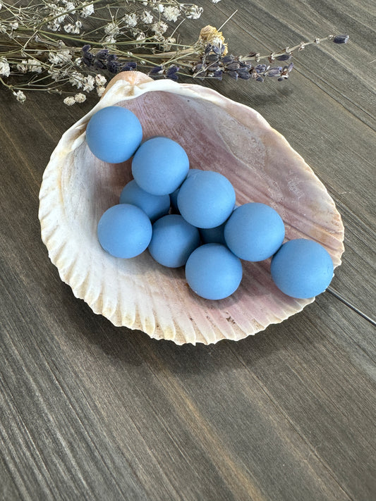 Solid Color Beads - Faded Denim #96
