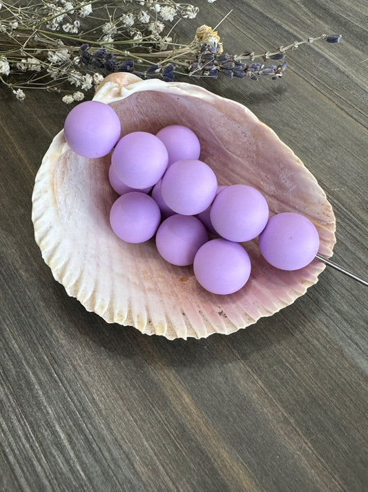 Solid Color Beads - Lavender #98