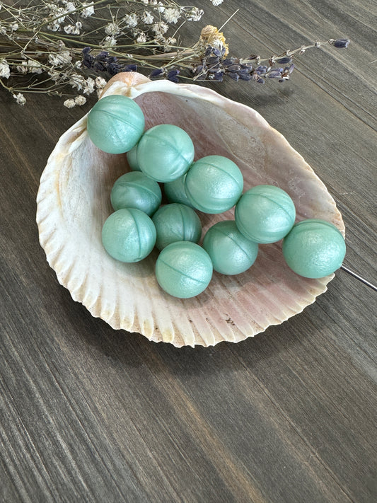 Solid Color Beads - Seafoam Pearl #121