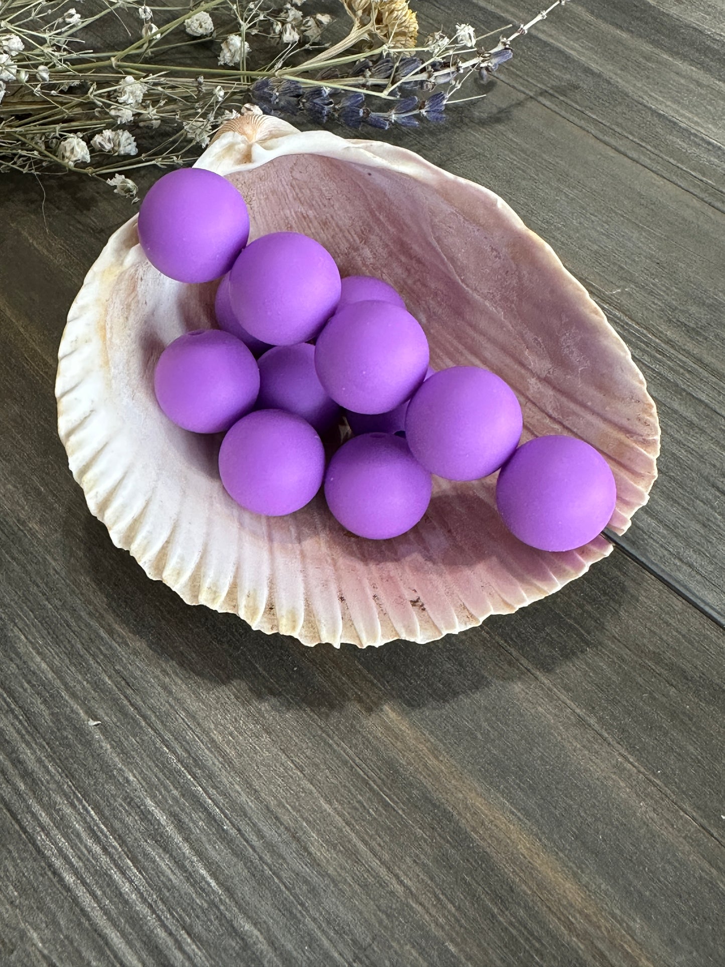 Solid Color Beads - Princess Purple #4