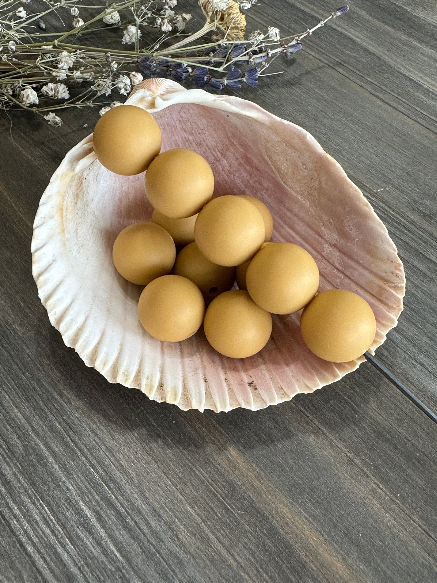 Solid Color Beads - Chestnut #36