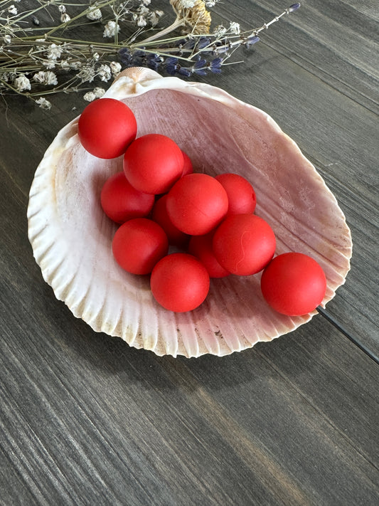 Solid Color Beads - Tomato #52