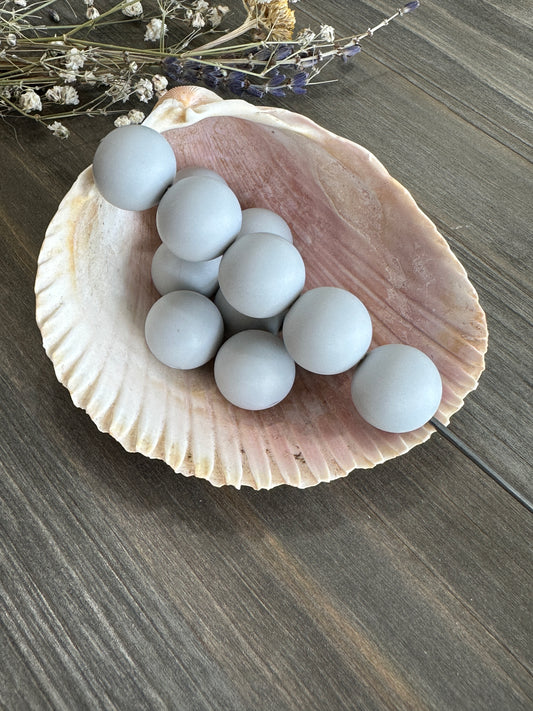 Solid Color Beads - Cement #83
