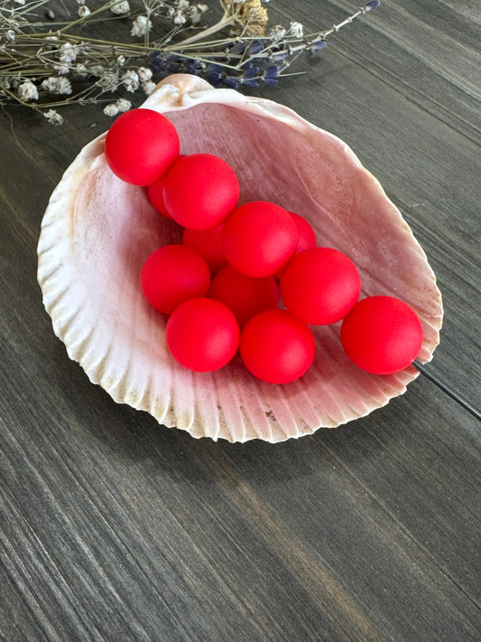 Solid Color Beads - Chili Pepper #90