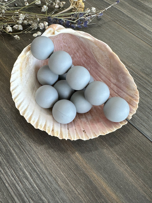 Solid Color Beads - Light Gray #99