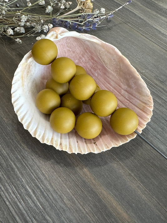 Solid Color Beads - Harvest Green #101