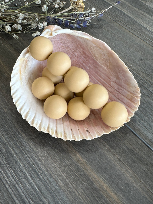 Solid Color Beads - Chick Pea #115