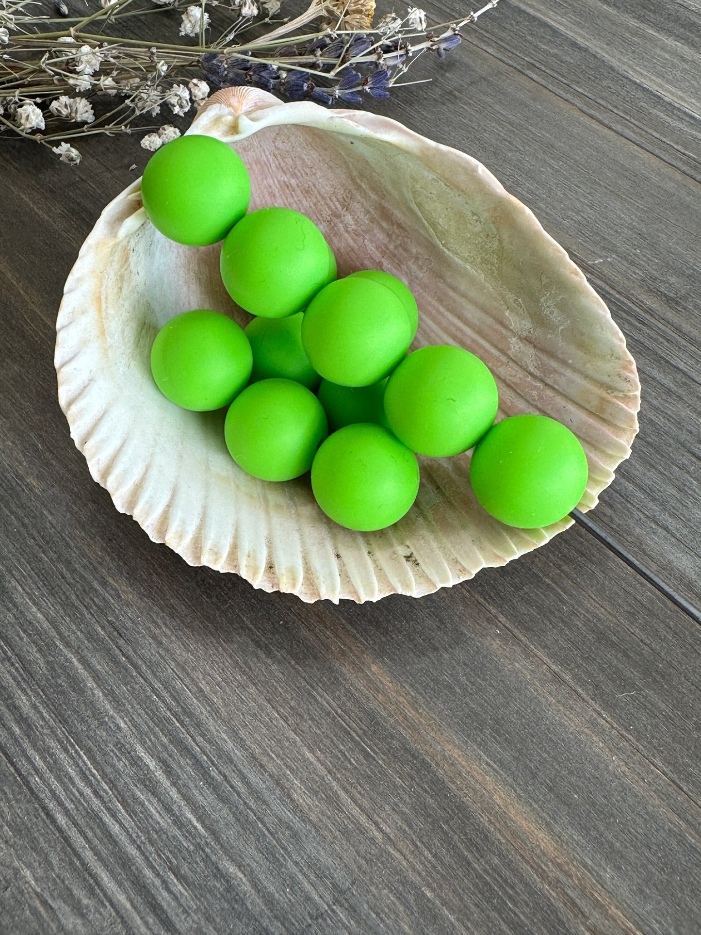 * Bulk (20 Count) 15mm Round Silicone Solid Colors - #101 to #125