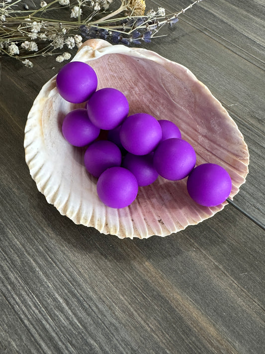 Solid Color Beads - Purple Grapes #130