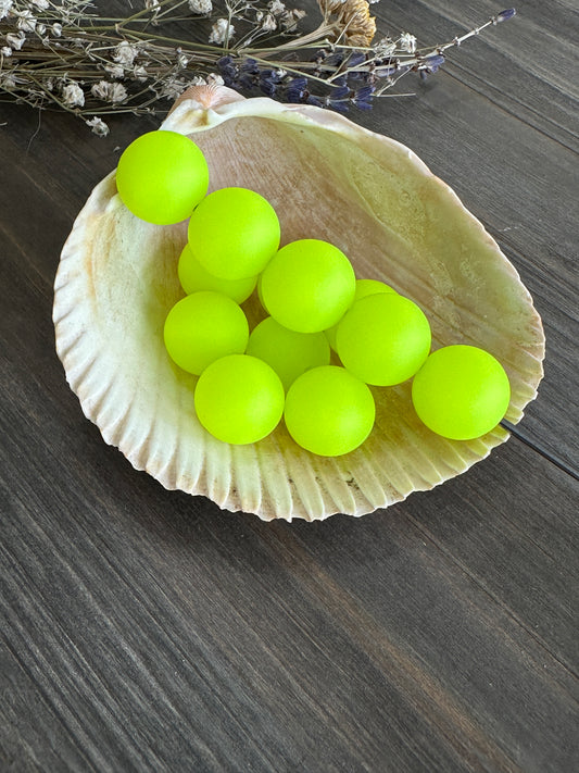 Solid Color Beads - Safety Yellow #141