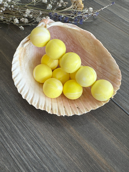 Solid Color Beads - Lemon Swirl #144