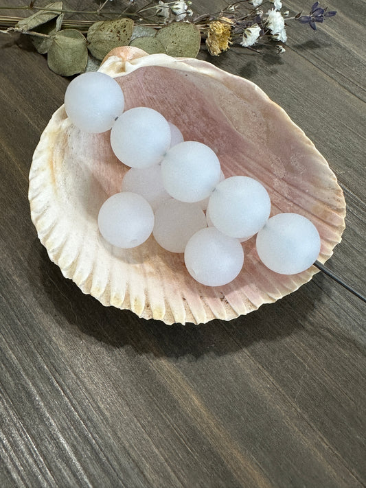 Solid Color Beads -  Frosted Glass #31