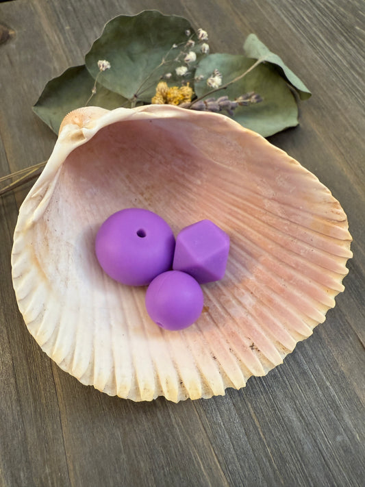 Solid Color Beads - Princess Purple #4