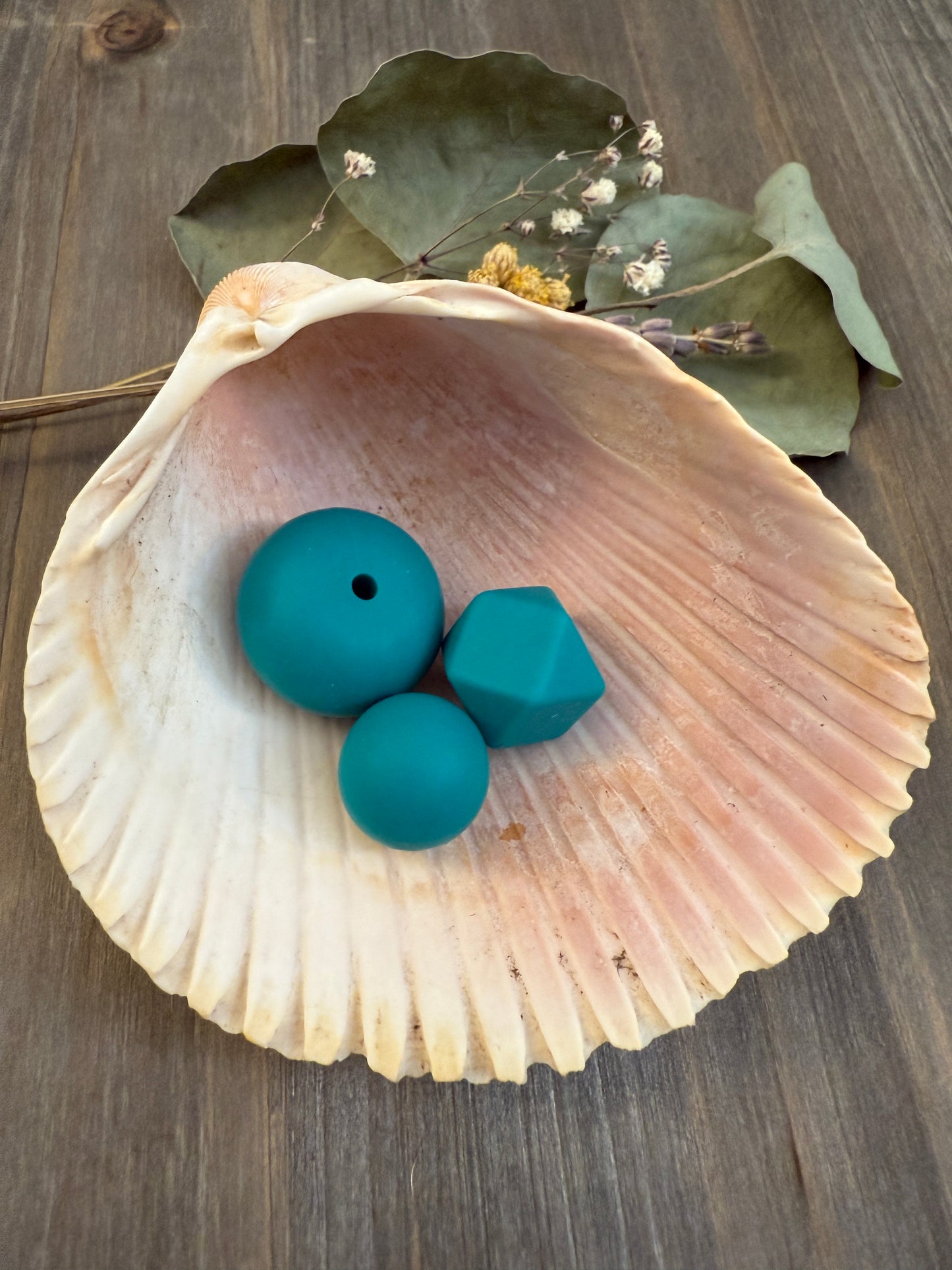 Solid Color Beads - Teal #28