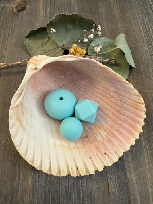 Solid Color Beads - Mystic Sea #46